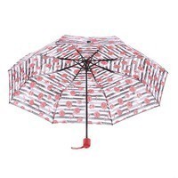 Зонт Baldinini серый с красным 587