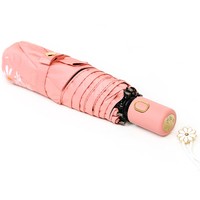 Зонт Krago Daisy мини полный автомат Розовый umb-12-002